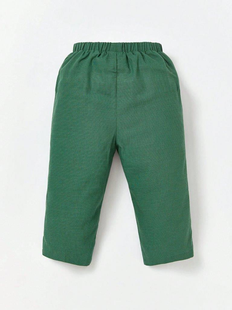 Baby leaf Print Tee and Pants Set
