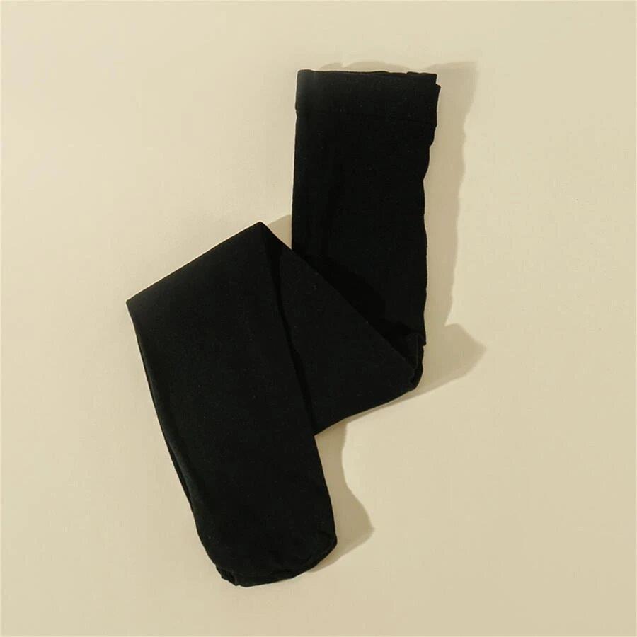 Baby Velvet Tights 1-2 Years Black