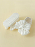 Baby Ankle Socks With Silk Bow White