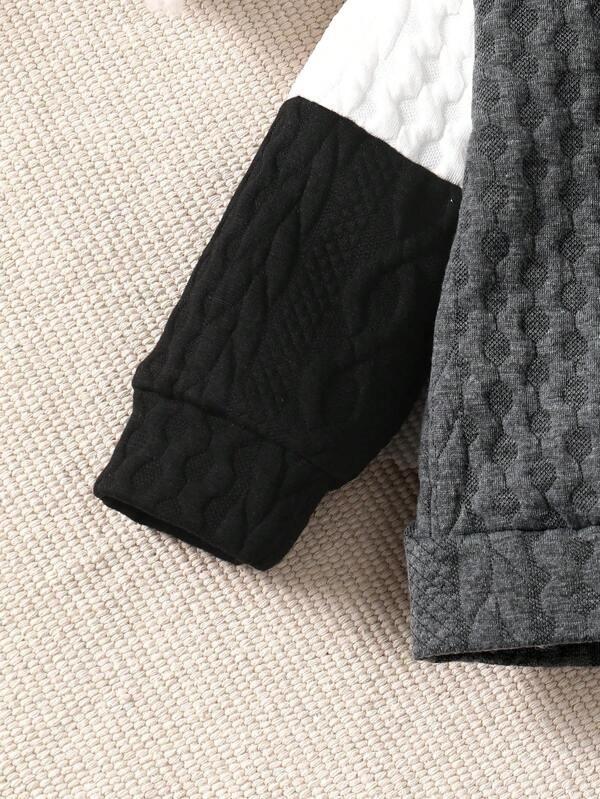 Baby Chain Pattern Pullover And Pants Set