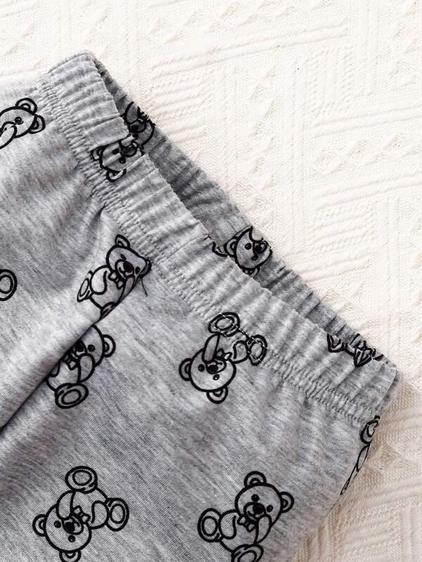 Baby Teddy Vest And Pants Set