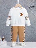 Baby Plaid Sleeve 2 Piece Set