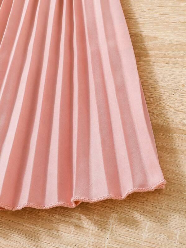 Toddler Girls Pleated Dress