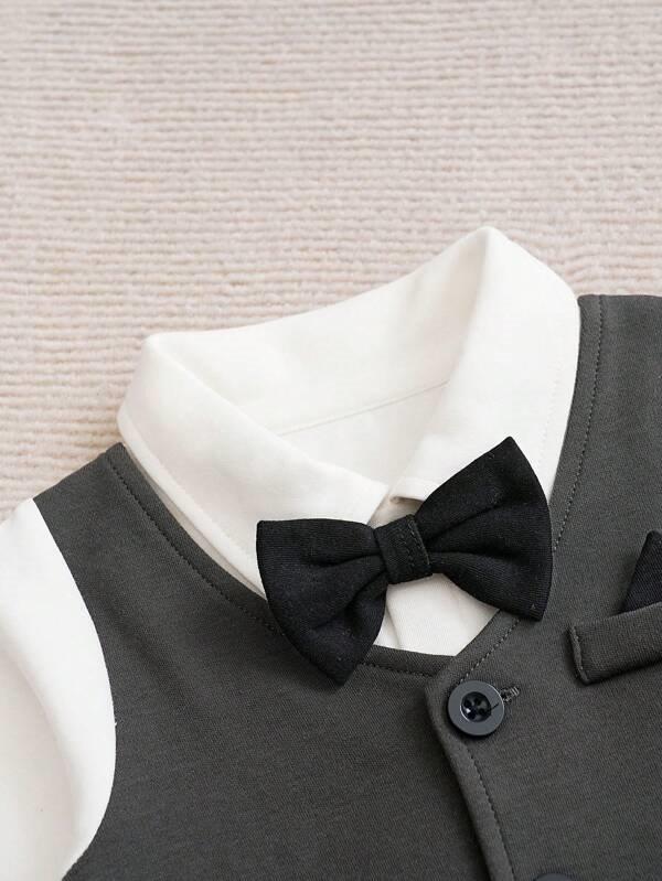 Baby Bow Tie 2 in 1 Jumpsuit style 1