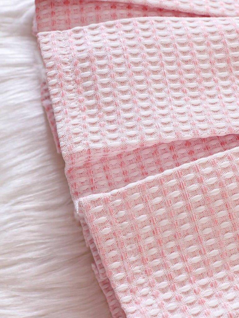 Baby Pink Front Bow Dress With Bag