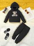 Baby Plaid Teddy 2 Piece Set