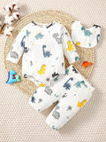 Baby Dinosaur Bodysuit 3 Piece Set
