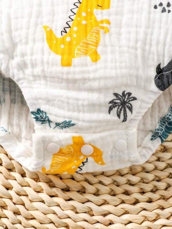 Baby Dinosaur Bodysuit 3 Piece Set