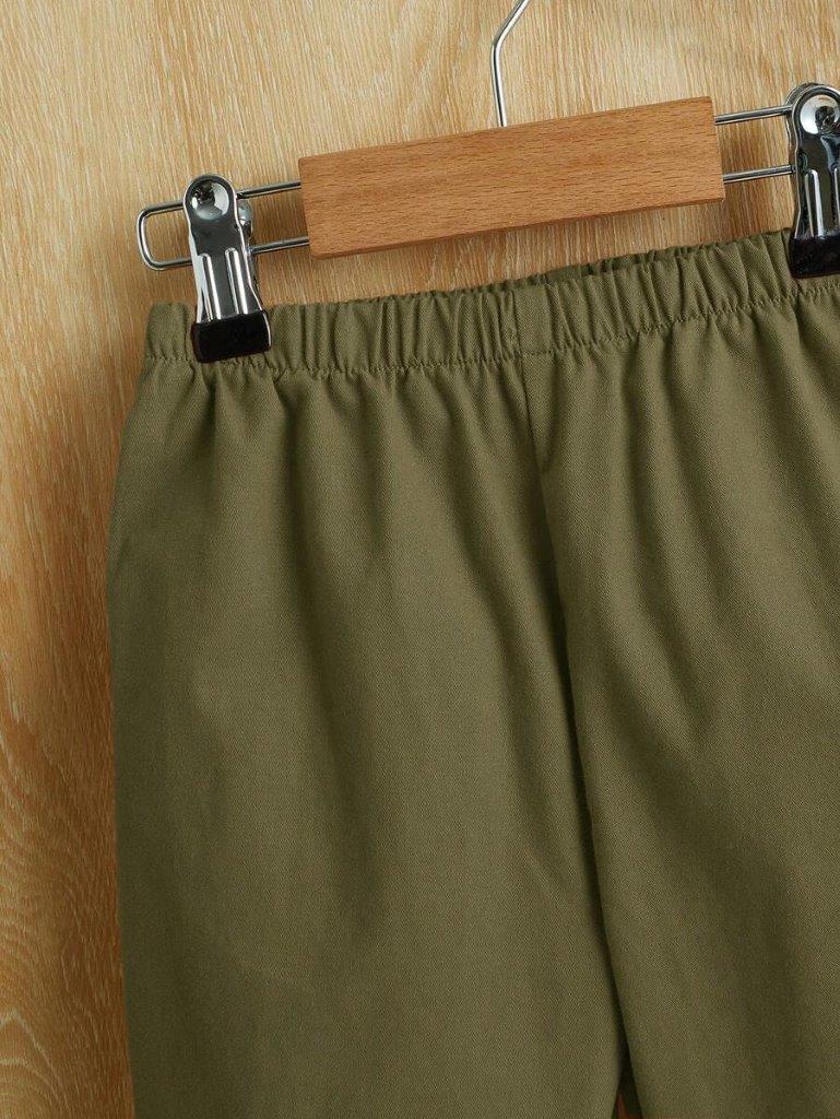 Baby Pocket Shirt And Pants Green