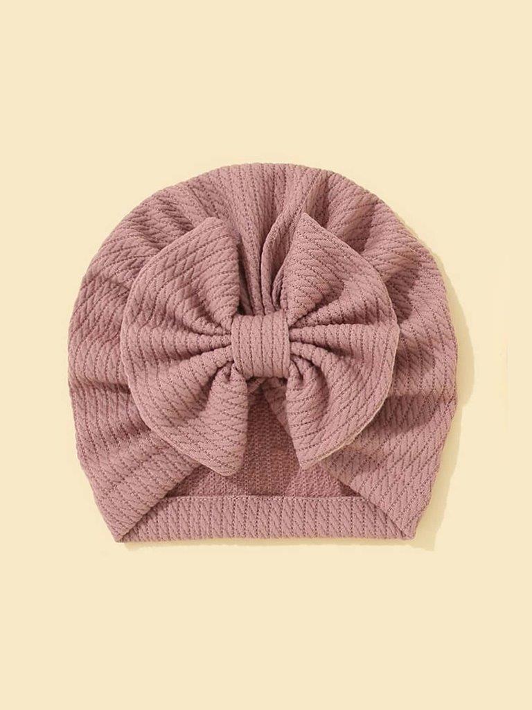 Baby Bow Turban Pink