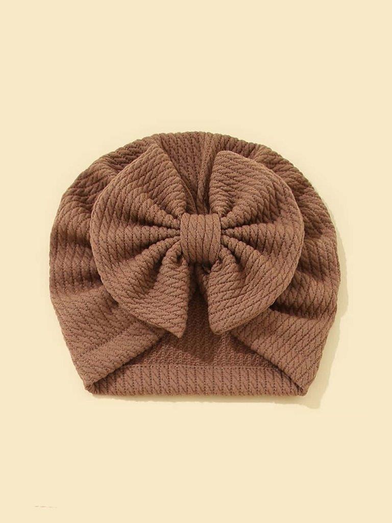 Baby Bow Turban Khaki