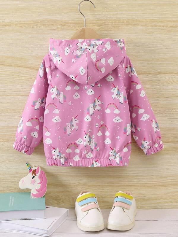 Toddler Girls Unicorn Jacket