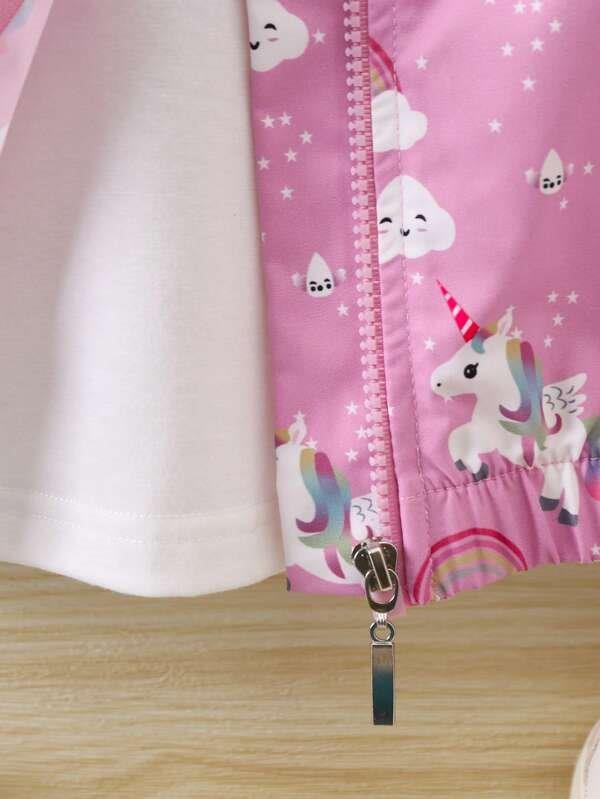 Toddler Girls Unicorn Jacket