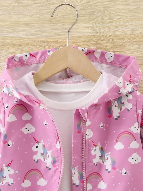 Toddler Girls Unicorn Jacket