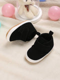 Baby Boy Black Ankle Strap Sneaker