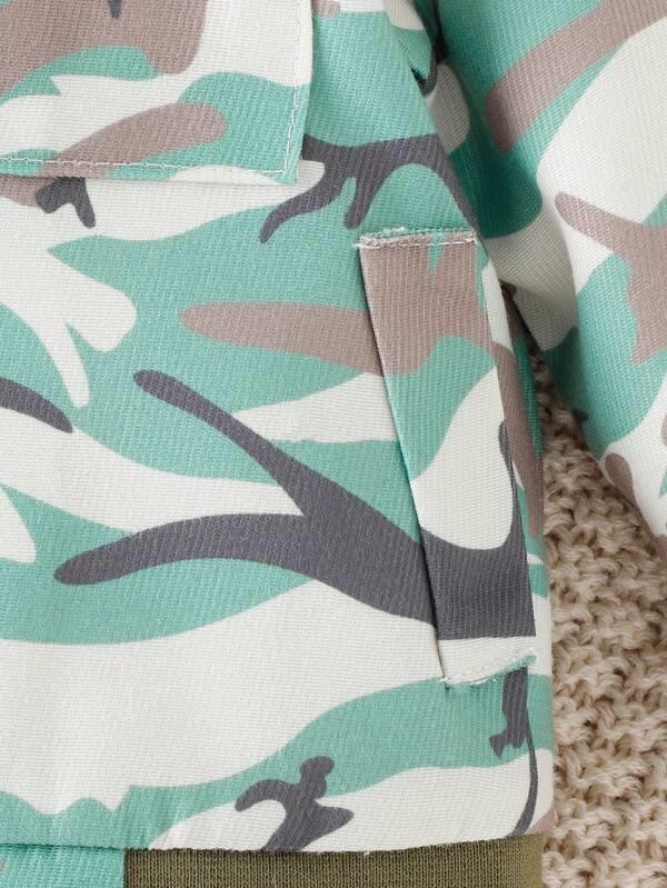 Baby Camo Print Jacket
