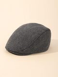 Baby Beret Hat Dark Grey (3-12 Mnths)