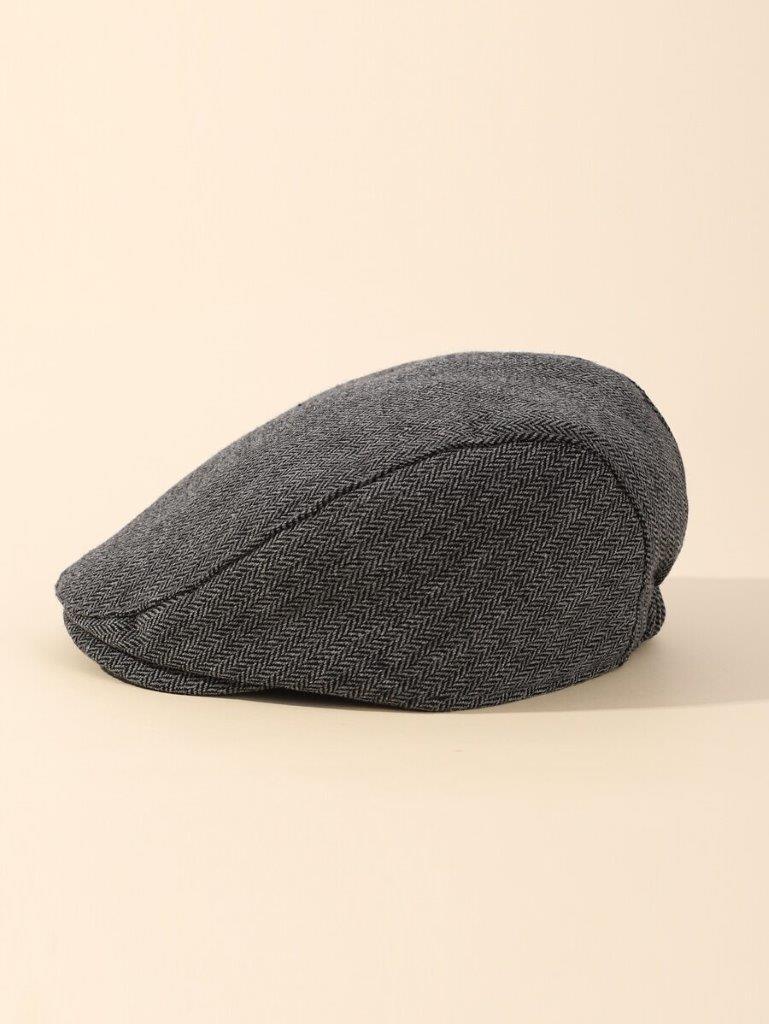 Baby Beret Hat Dark Grey (3-12 Mnths)