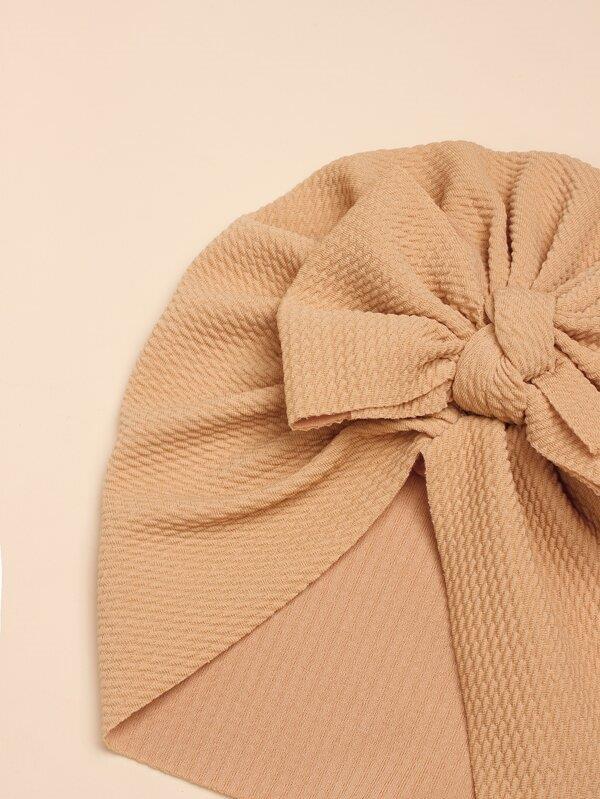 Baby Bow Turban textured 2