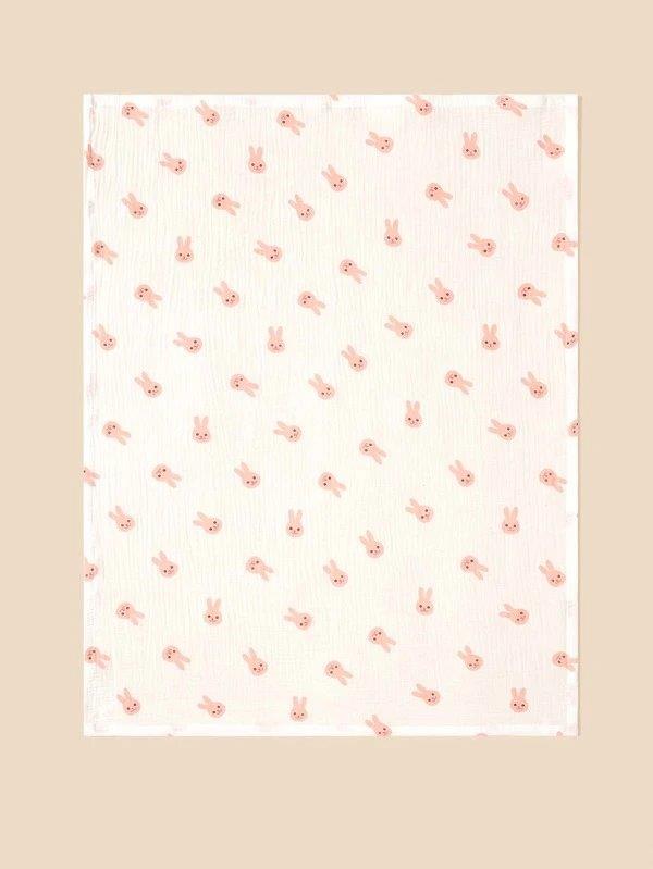 Baby Bunny Muslin Blanket