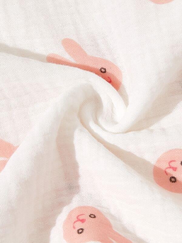 Baby Bunny Muslin Blanket