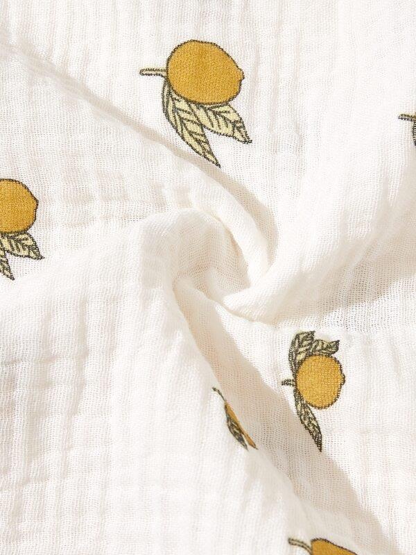 Baby Lemon Muslin Blanket