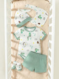 Baby Ribbed Dino 5 Piece Set