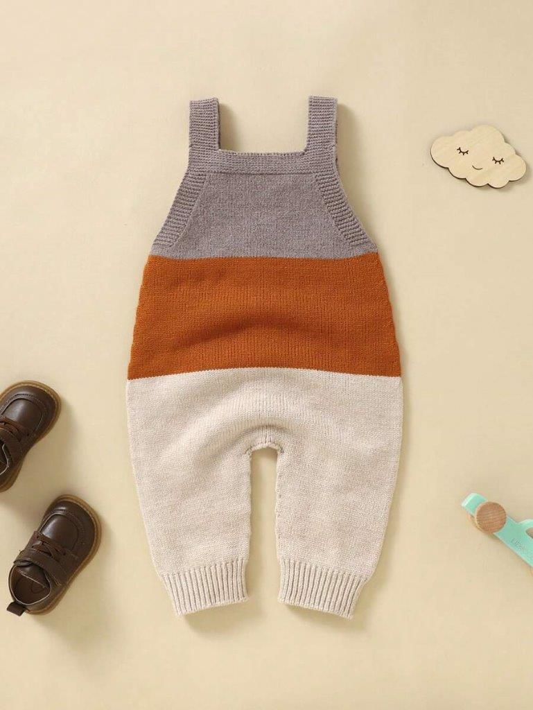 Baby Unisex Knitted Jumpsuit Without Tee