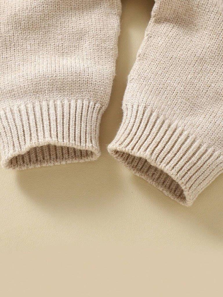 Baby Unisex Knitted Jumpsuit Without Tee