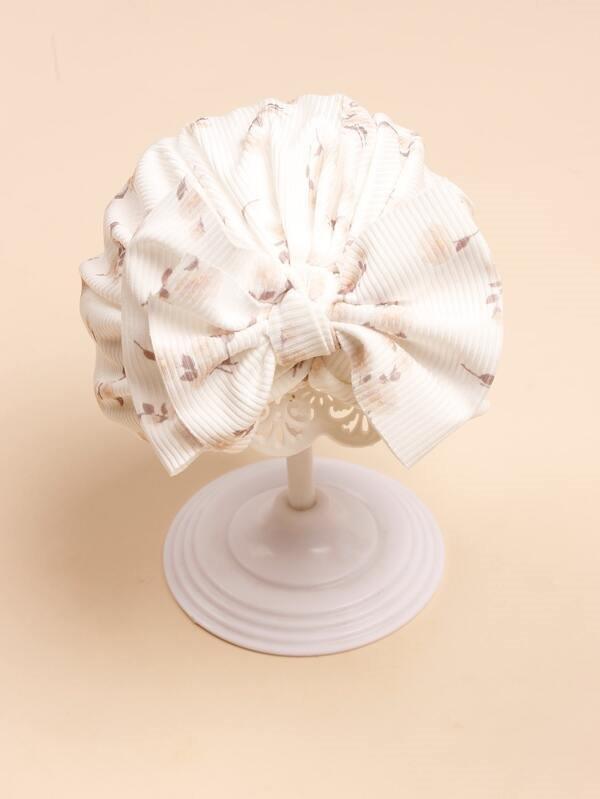 Baby Flower Bow Turban 1