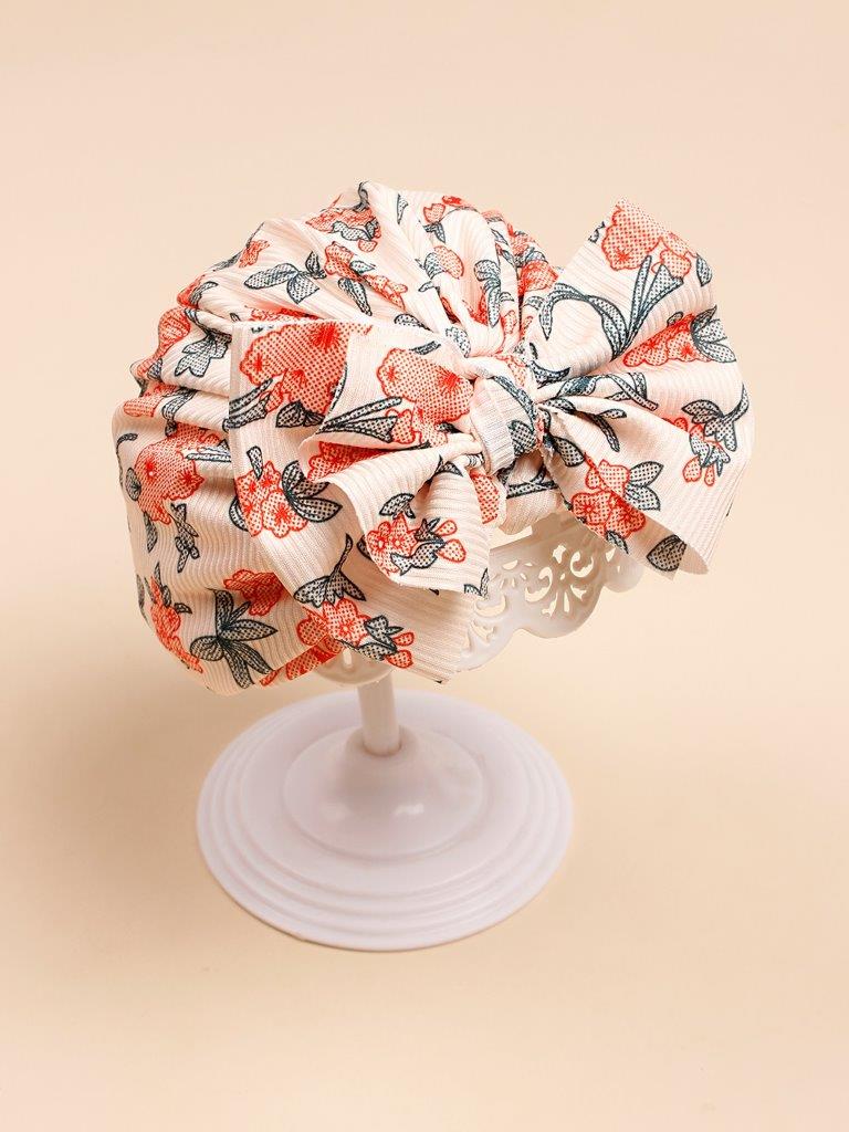 Baby Flower Bow Turban 2