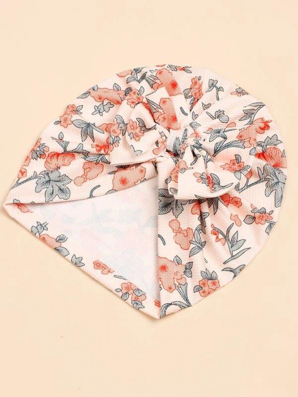 Baby Flower Bow Turban 2