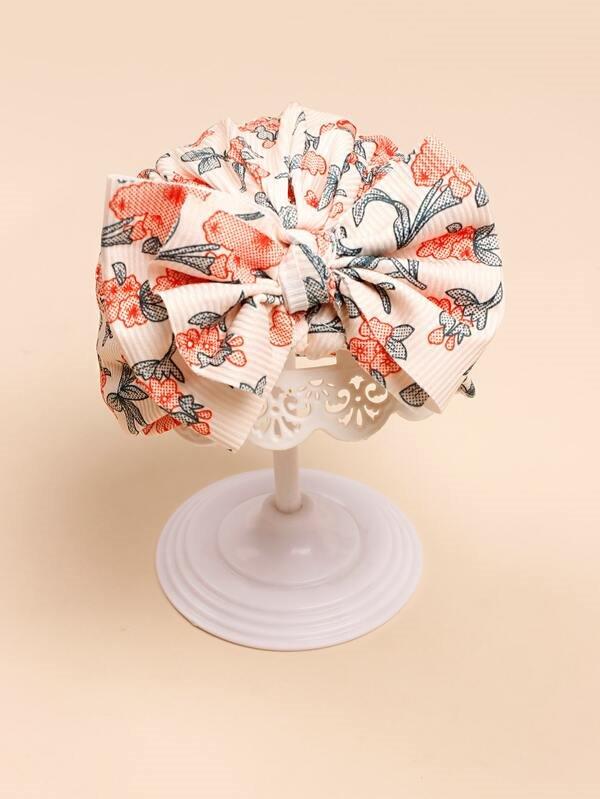 Baby Flower Bow Turban 2