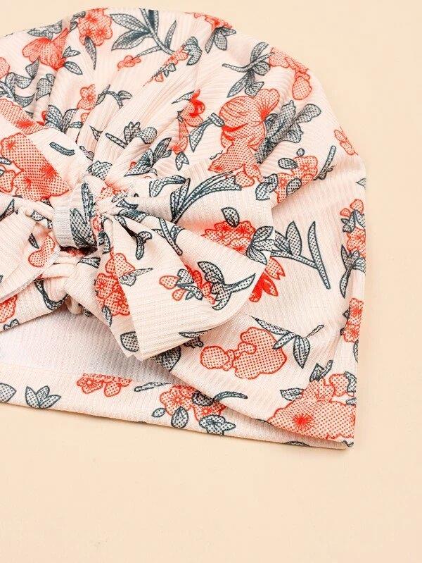 Baby Flower Bow Turban 2