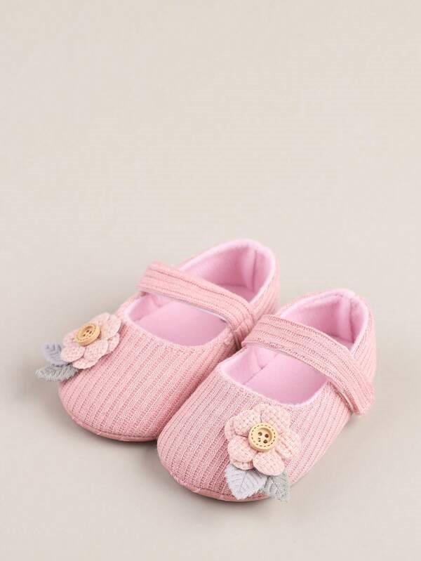 Baby Flower Button Mary Jane
