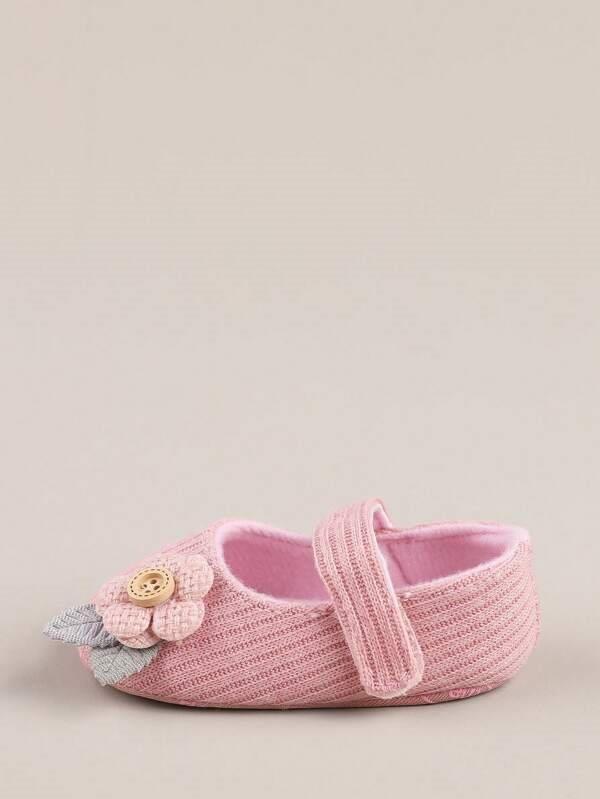 Baby Flower Button Mary Jane