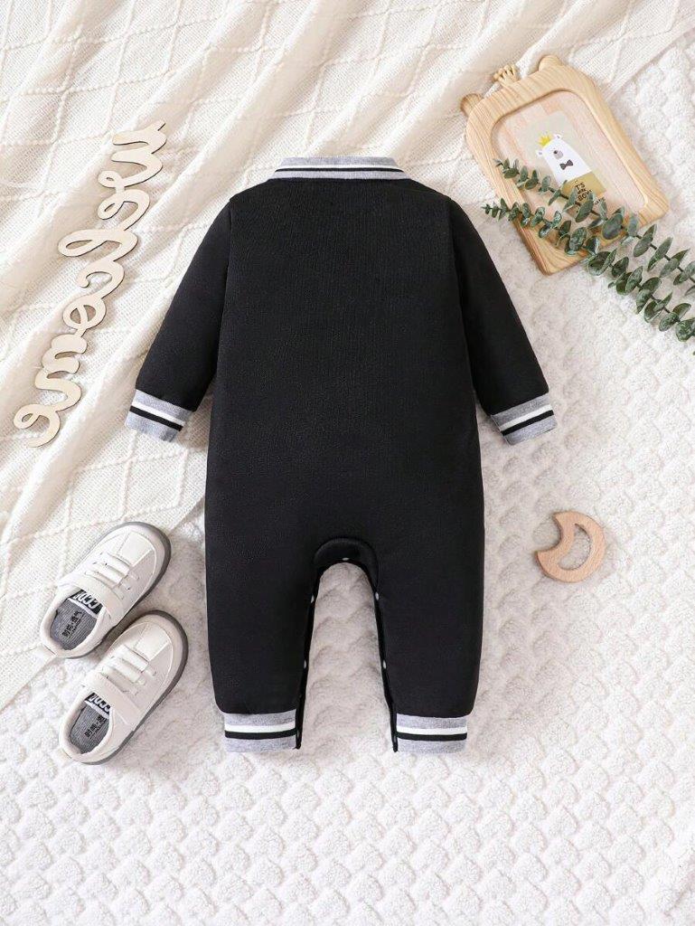 Baby Dino Pocket Jumpsuit