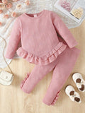 Baby Ruffle Hem 2 Piece Set