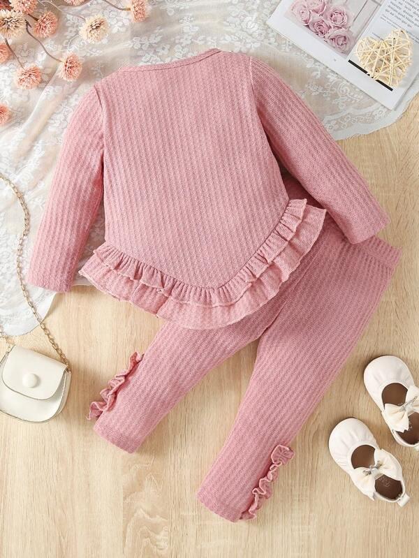 Baby Ruffle Hem 2 Piece Set