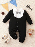 Baby Tuxedo Bow Tie 2 in 1 Jumpsuit