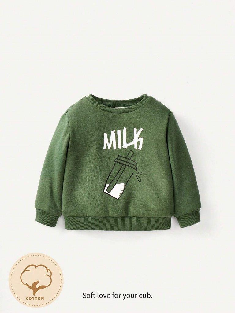 Baby Milk Graphic Pullover
