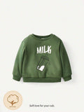 Baby Milk Graphic Pullover