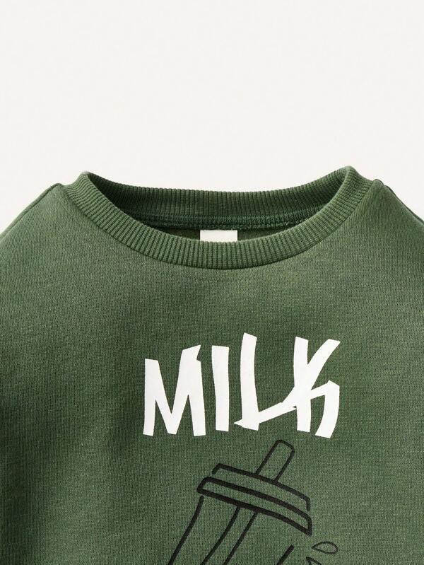 Baby Milk Graphic Pullover
