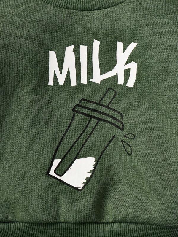 Baby Milk Graphic Pullover