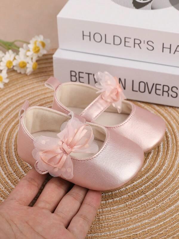 Baby Flower Princess Flats Pink