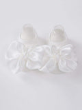 Baby Ankle Socks With Bow White 0-6
