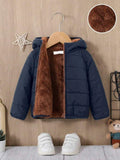 Baby Teddy Hooded Puffer Jacket