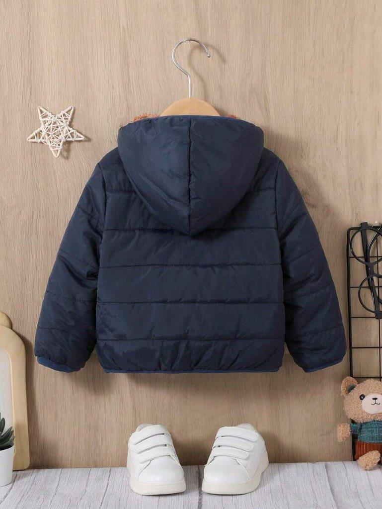 Baby Teddy Hooded Puffer Jacket