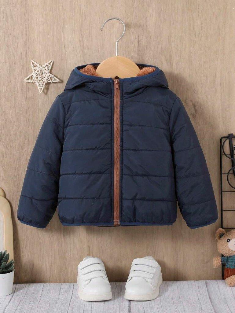 Baby Teddy Hooded Puffer Jacket