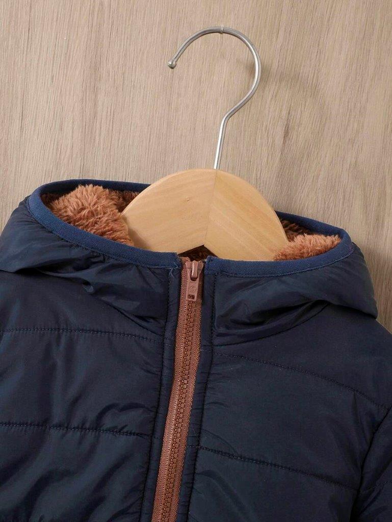 Baby Teddy Hooded Puffer Jacket